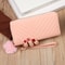 Fashion Card Holder Small Purse Korean Womens Long Wallet Hollow Leaf Zipper Clutch Bag 5