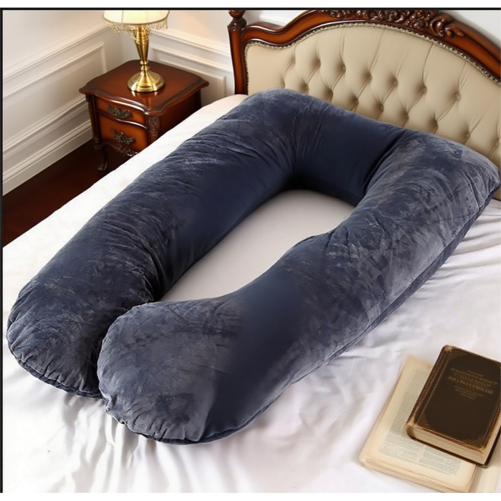Soft Velvet Maternity Pillow, Less Irritating, Comfort for Expecting Mothers