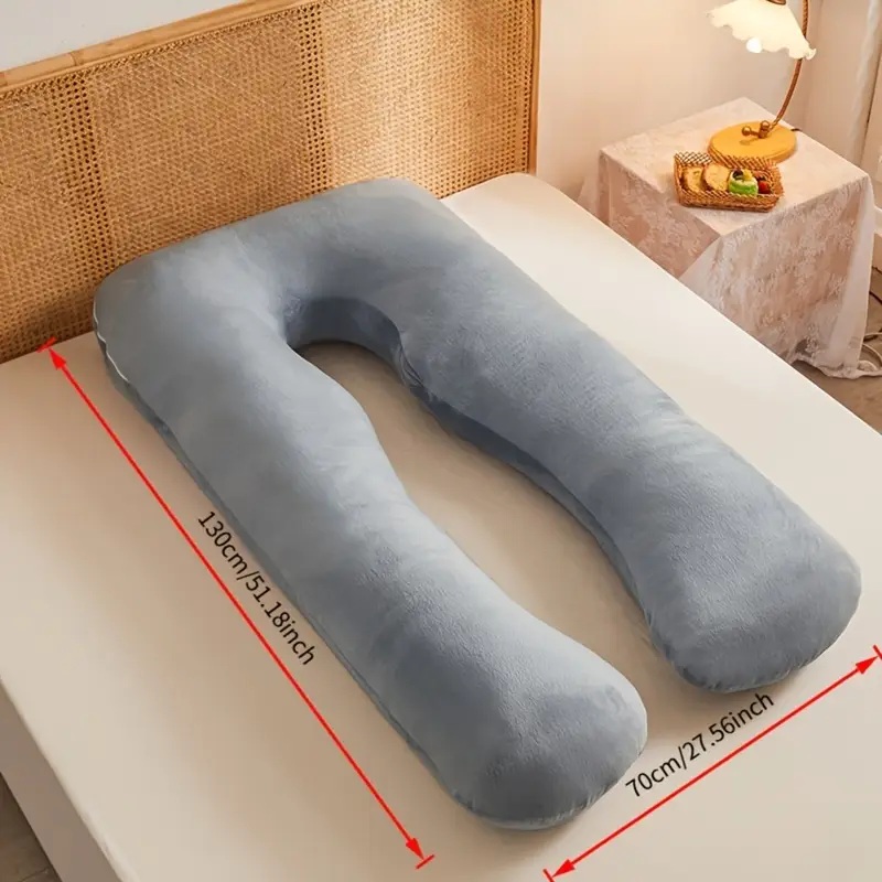 Soft Velvet Maternity Pillow, Less Irritating, Comfort for Expecting Mothers