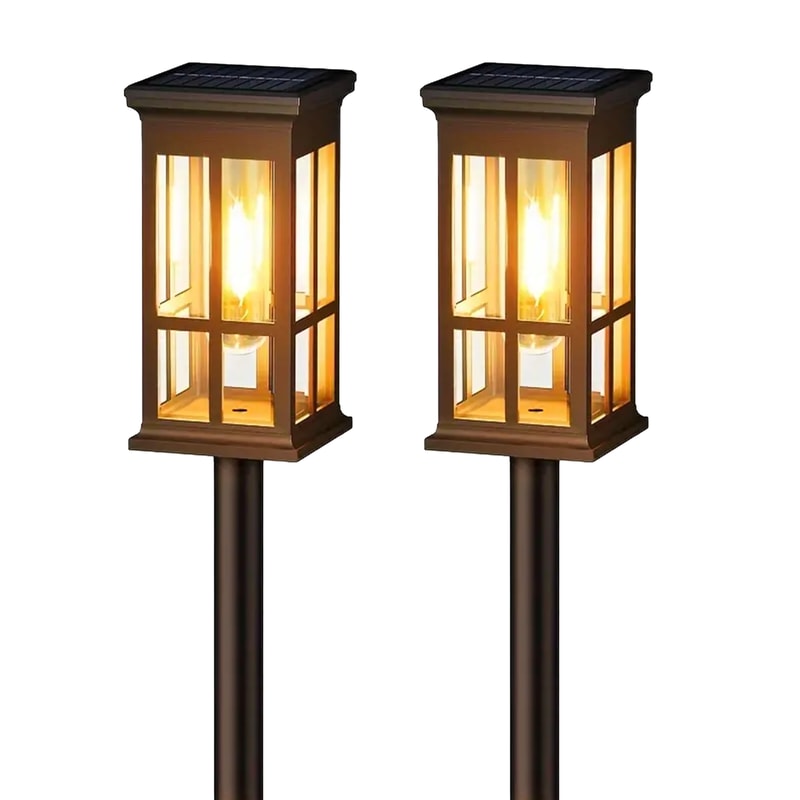 Solar Pathway Lights Super Bright Outdoor Solar Lights For Patio And Sidewalk 6