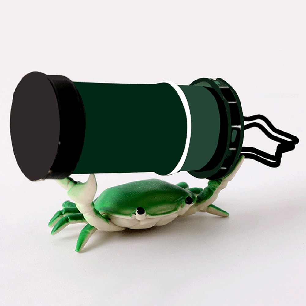 Cute Crab Pen Holder, Weightlifting Crabs Penholder, Japanese Creative Stationery Rack for Gifts