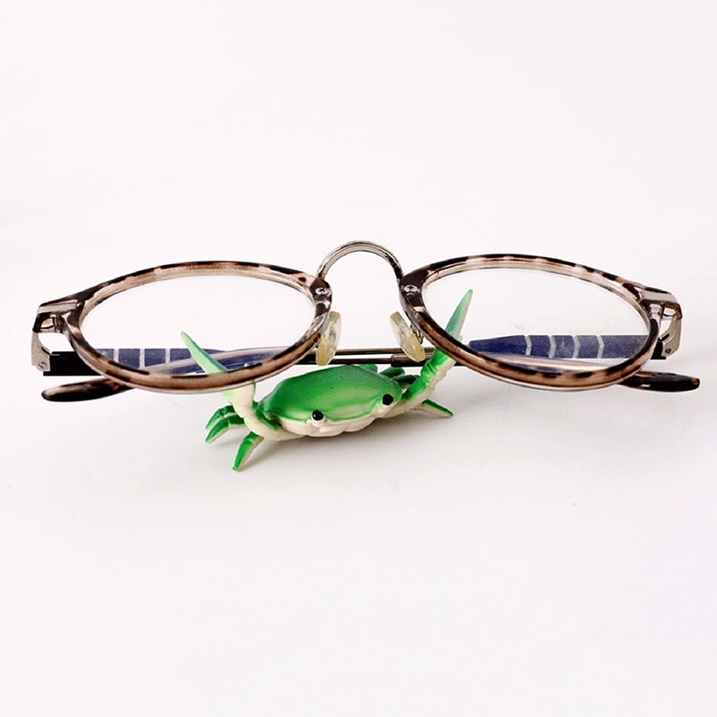 Cute Crab Pen Holder, Weightlifting Crabs Penholder, Japanese Creative Stationery Rack for Gifts