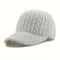 Autumn/Winter Fashion Peaked Hat, Trendy Knitted Baseball Cap For Men And Women, Versatile and Warm Headwear