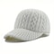 Autumn/Winter Fashion Peaked Hat, Trendy Knitted Baseball Cap For Men And Women, Versatile and Warm Headwear