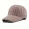 Autumn/Winter Fashion Peaked Hat, Trendy Knitted Baseball Cap For Men And Women, Versatile and Warm Headwear