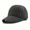 Autumn/Winter Fashion Peaked Hat, Trendy Knitted Baseball Cap For Men And Women, Versatile and Warm Headwear