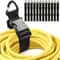 HeavyDuty Black Adjustable Extension Cord Organizer 3Axis Buckle Storage Strap For Garage Organizat 0