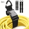 HeavyDuty Black Adjustable Extension Cord Organizer 3Axis Buckle Storage Strap For Garage Organizat 6