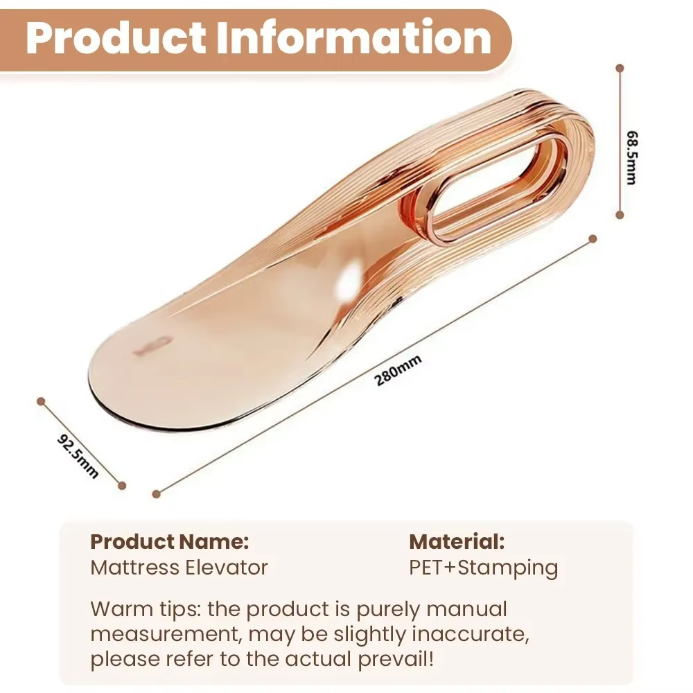 Portable Mattress Lifter, Ergonomic Mattress Wedge Lifter, Domestic Bed Aid for Easy Sheet Changing and Mattress Lifting