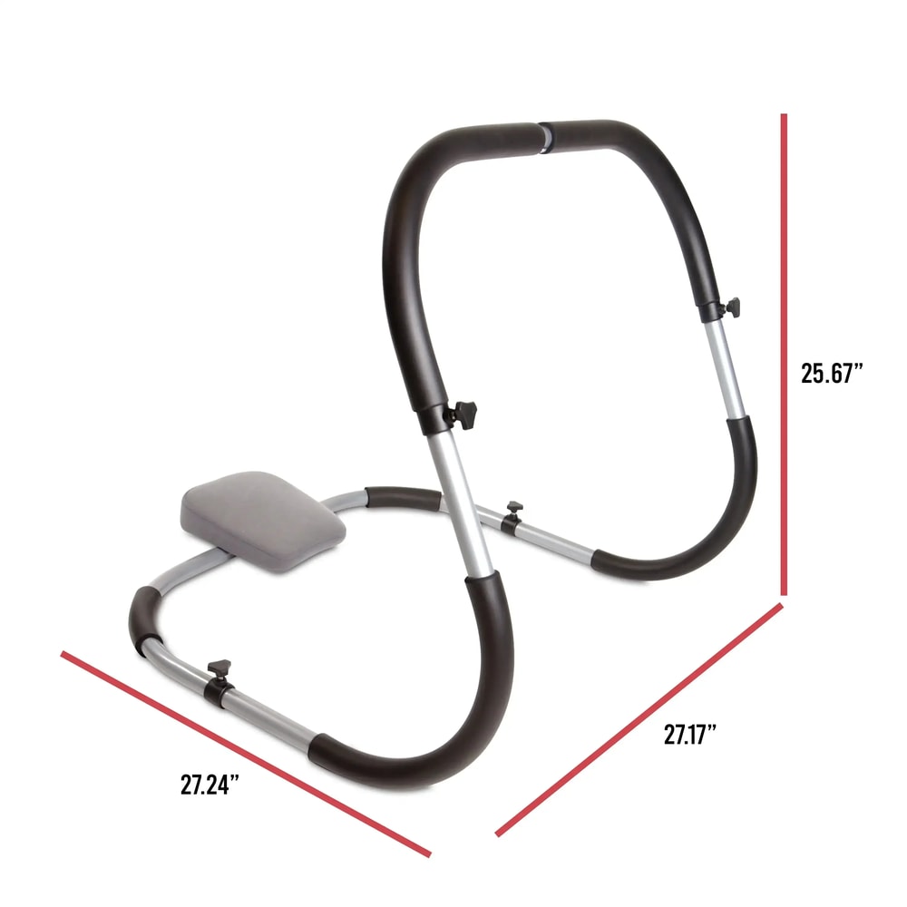 Steel Frame Ab Machine For Home Gym Compact Cruncher With Ergonomic Support Reduce Neck Strain 1