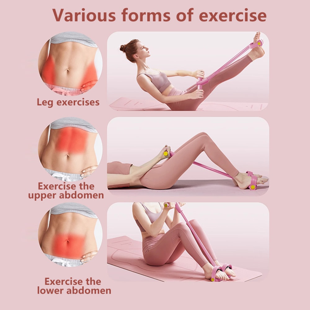 Elastic Resistance Band MultiFunction Tension Rope Fitness Yoga Pedal Puller For Sports And Gym Exe 5