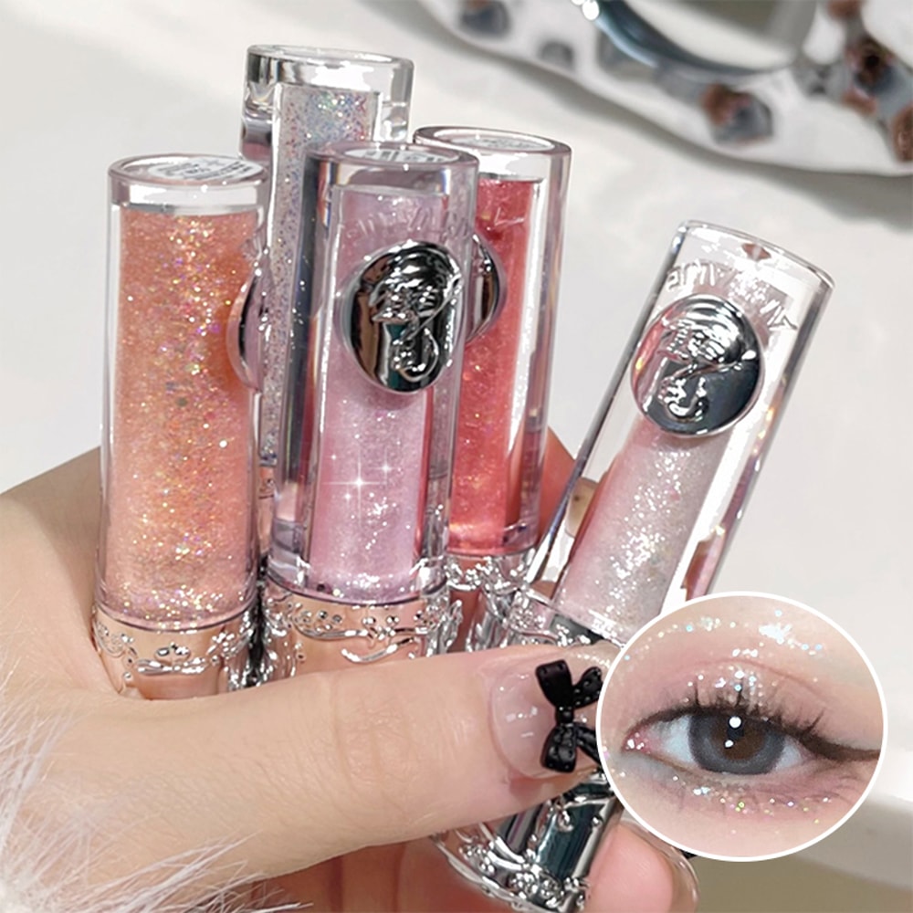 Liquid Eyeshadow With Fine Shimmer For High Light And Influencer Look 1