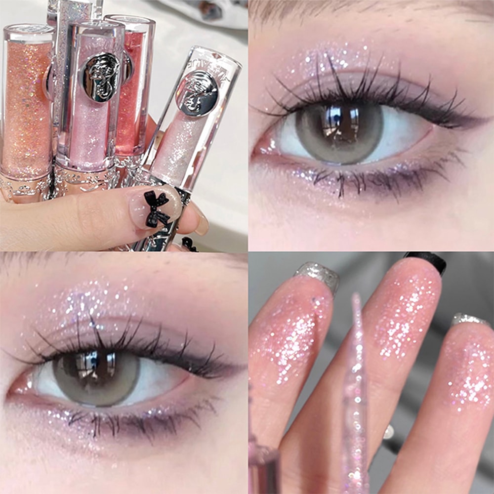 Liquid Eyeshadow With Fine Shimmer For High Light And Influencer Look 6