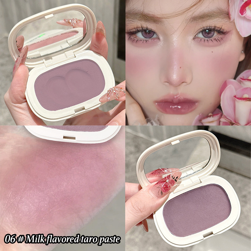 Longlasting Matte Blush Cream Silky Texture With High Color Rendering Natural Low Saturation Blush 6