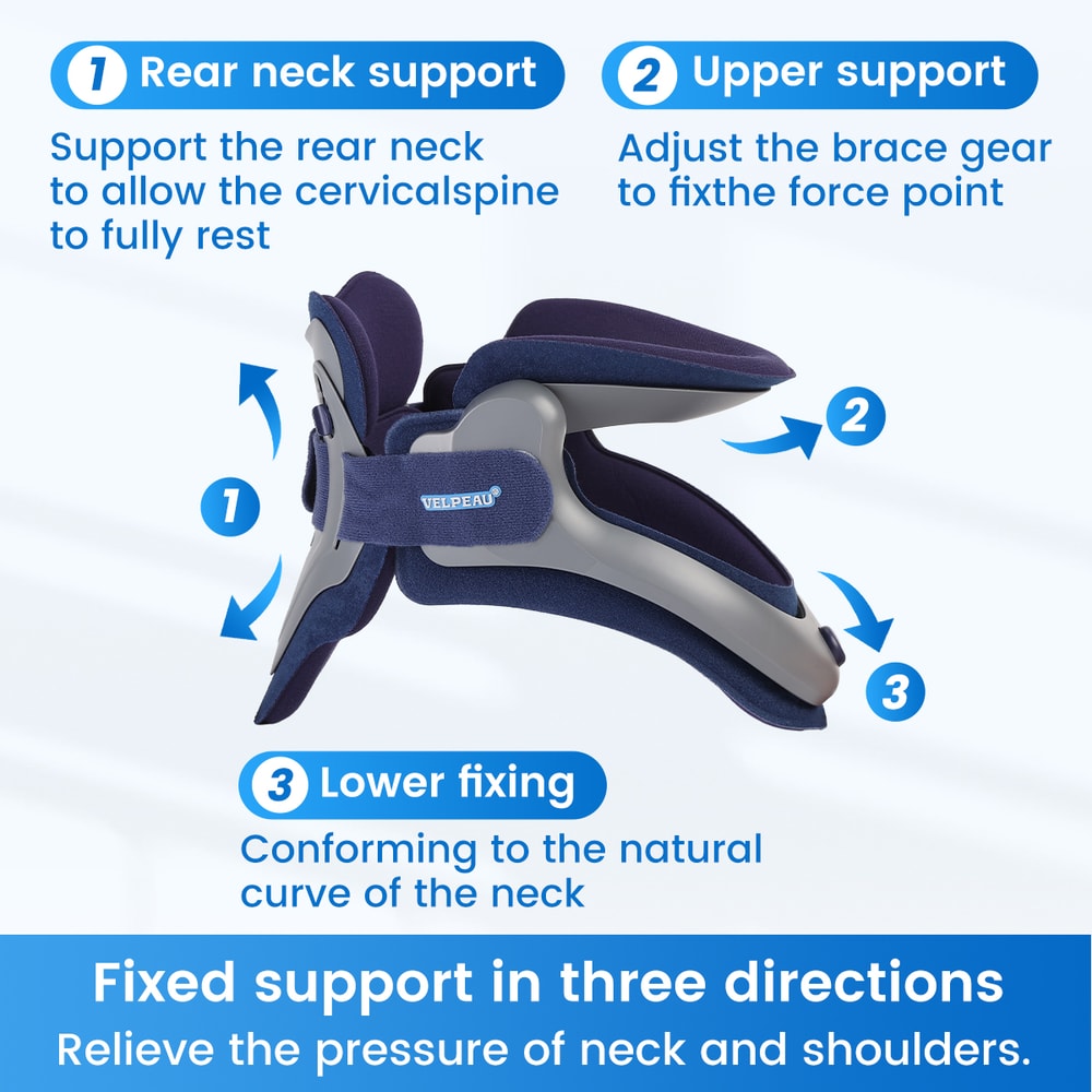 Adjustable Neck Stretcher Cervical Posture Corrector Neck Traction Device For Spine Pressure Relief 2