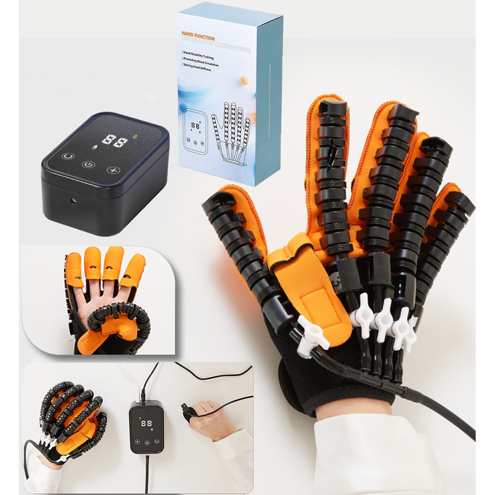 Rehabilitation Robot Gloves For Stroke Hemiplegia Recovery Intelligent Massage Hand Trainer Finger