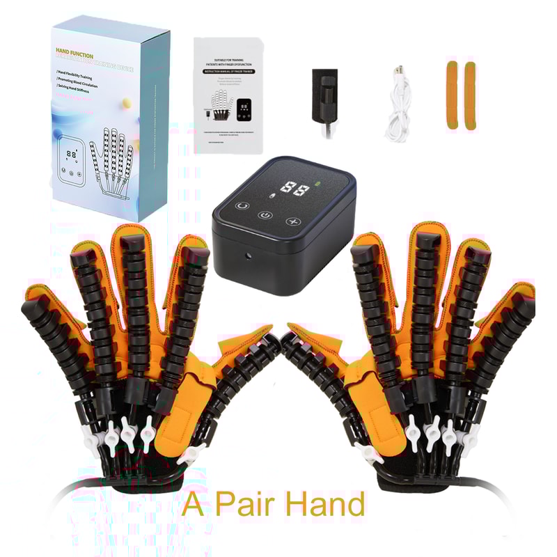 Rehabilitation Robot Gloves For Stroke Hemiplegia Recovery Intelligent Massage Hand Trainer Finger