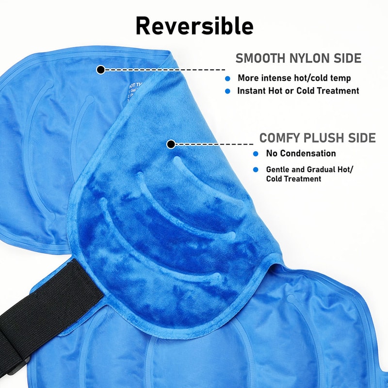 Therapy Support Brace for Shoulder Pain Relief, Shoulder Protector with Ice Compress