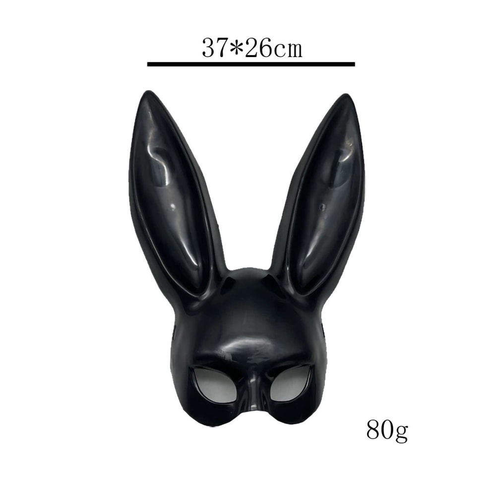 Cosplay Cartoon Bunny Mask Half-face Mask for Halloween Party and Birthday Decoration Supplies