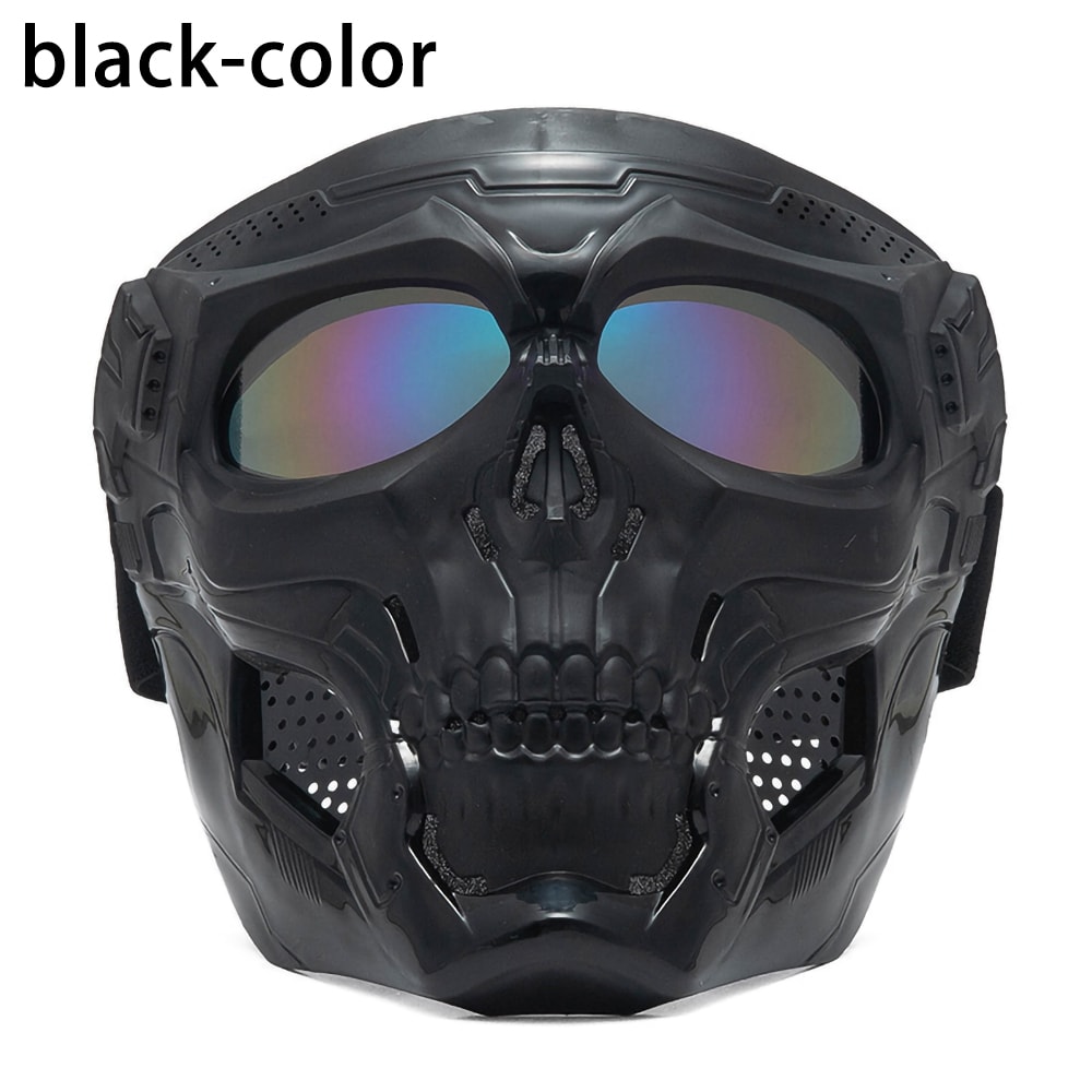Windproof Tactical Mask Halloween Props Motorcycle Skull Mask 5