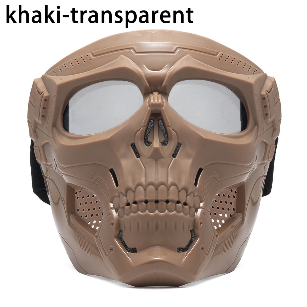 Windproof Tactical Mask Halloween Props Motorcycle Skull Mask