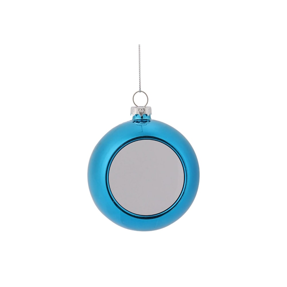DIY Craft Blank Sublimation Christmas Ball Pendants For Holiday Gifts And Tree Decoration 3