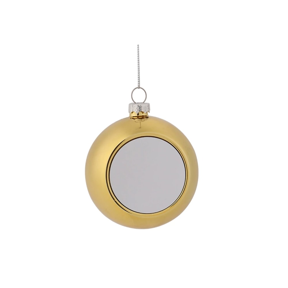 DIY Craft Blank Sublimation Christmas Ball Pendants For Holiday Gifts And Tree Decoration 4