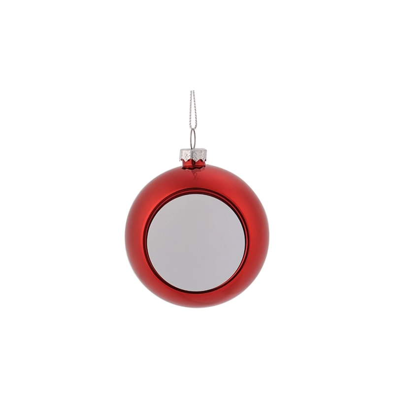 DIY Craft Blank Sublimation Christmas Ball Pendants For Holiday Gifts And Tree Decoration 5