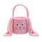 Lovely Easter Bunny Basket Plush Candy Carry Basket Bunny Gift Basket 8