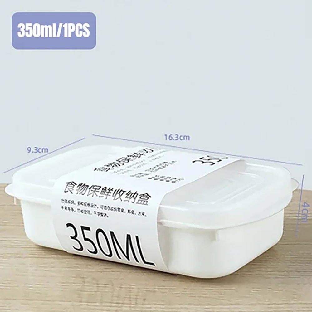 Food Sealed Kitchen Organizer White Containers For Refrigerator Storage 6