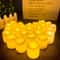 Creative Wishing Flameless LED Candle, Warm White LED Tea Light for Holiday Decor, Halloween, Christmas Lighting