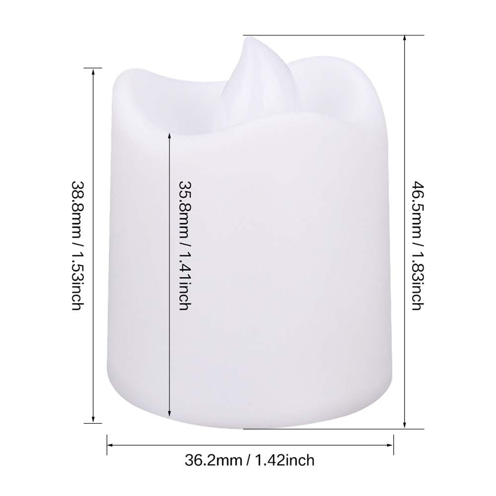 Creative Wishing Flameless LED Candle, Warm White LED Tea Light for Holiday Decor, Halloween, Christmas Lighting