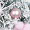 Christmas Wreaths Pink Snowflake Decorations Hanging Ornaments For Christmas Atmosphere 0