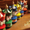 Miniature Christmas Wooden Carousel Horse Christmas Tree Hanging Pendants New Year Gift Toy For Kid 2