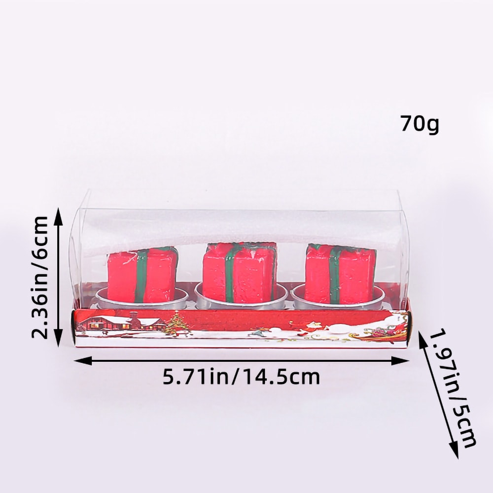 Christmas Gift, Valentine Day Confession Proposal Props, Christmas Craft Gift Candle Painted Decoration