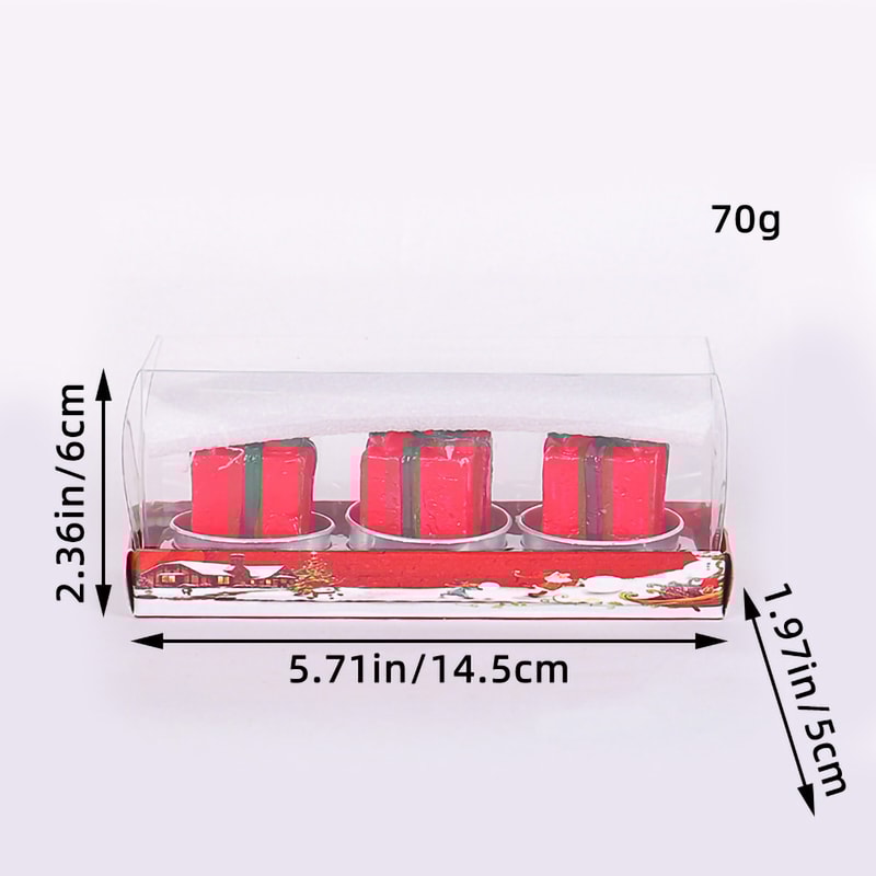 Christmas Gift, Valentine Day Confession Proposal Props, Christmas Craft Gift Candle Painted Decoration