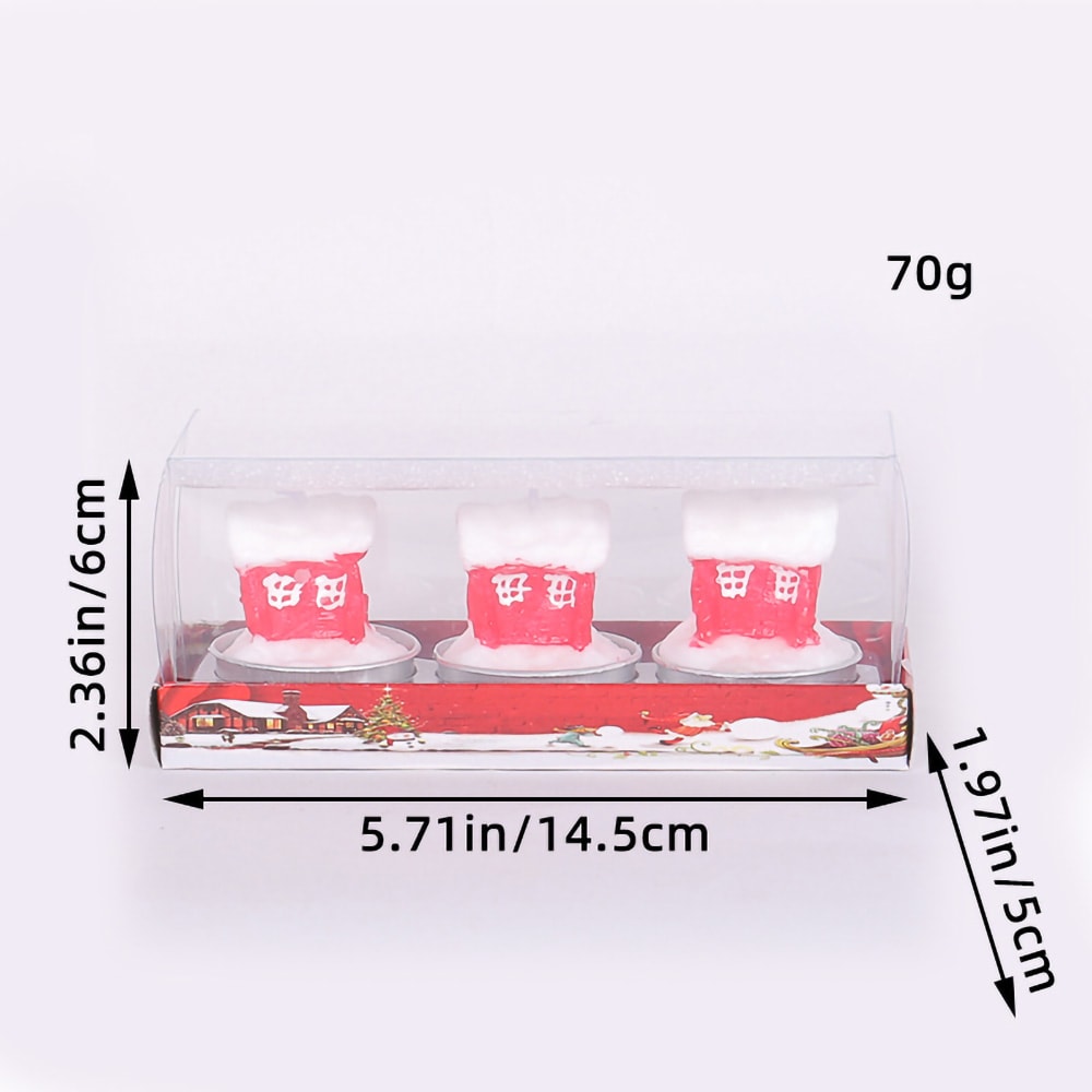 Christmas Gift, Valentine Day Confession Proposal Props, Christmas Craft Gift Candle Painted Decoration