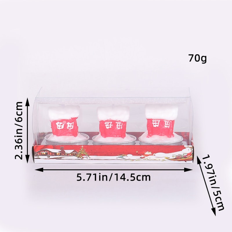 Christmas Gift, Valentine Day Confession Proposal Props, Christmas Craft Gift Candle Painted Decoration