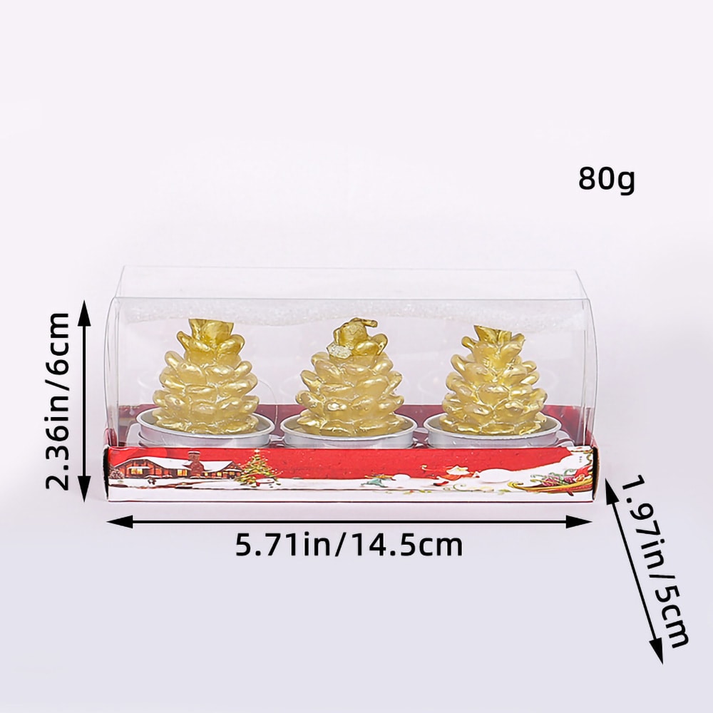 Christmas Gift, Valentine Day Confession Proposal Props, Christmas Craft Gift Candle Painted Decoration