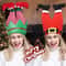 Christmas Hats With Humorous Elf Pants Santa Hat Vibrant Red Beanie Party Hats For Festive Fun 1
