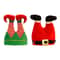 Christmas Hats With Humorous Elf Pants Santa Hat Vibrant Red Beanie Party Hats For Festive Fun 4