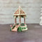 Home Decoration Gingerbread House Christmas Gift Ceramic Candy House Hamster Small Nest House With 1