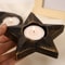 Imitation Old Moon Star Candle Tray Five Pointed Star Aromatherapy Candlestick For Home Decor 3