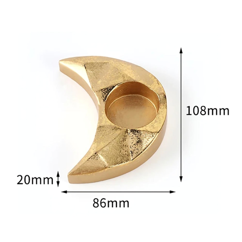 Imitation Old Moon Star Candle Tray Five Pointed Star Aromatherapy Candlestick For Home Decor 8