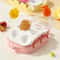 Cute Animal Fruit Shaped Popsicle Mold Box, Silicone Ice Cube Tray for Ice Cream