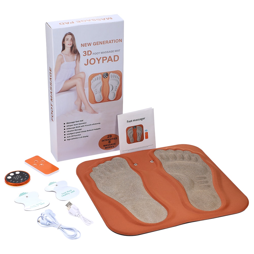 Remote 3D Foot Massage Pad, Slim Legs, Improve Blood Circulation, Relax Muscles, Foot Massager