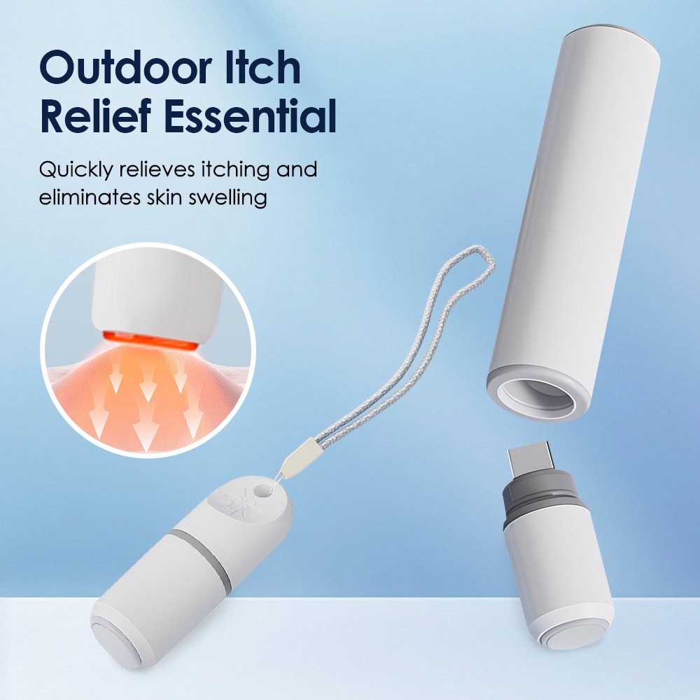 Chemical-Free Mosquito Itching Relief Pen for Adults & Children, Portable Bug Bite Itch Remover for Outdoor Activities