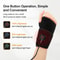 Wrist Strap Massager, Electric Heating Infrared Light, 3-Level Vibration Hot Compress for Hand Relaxation