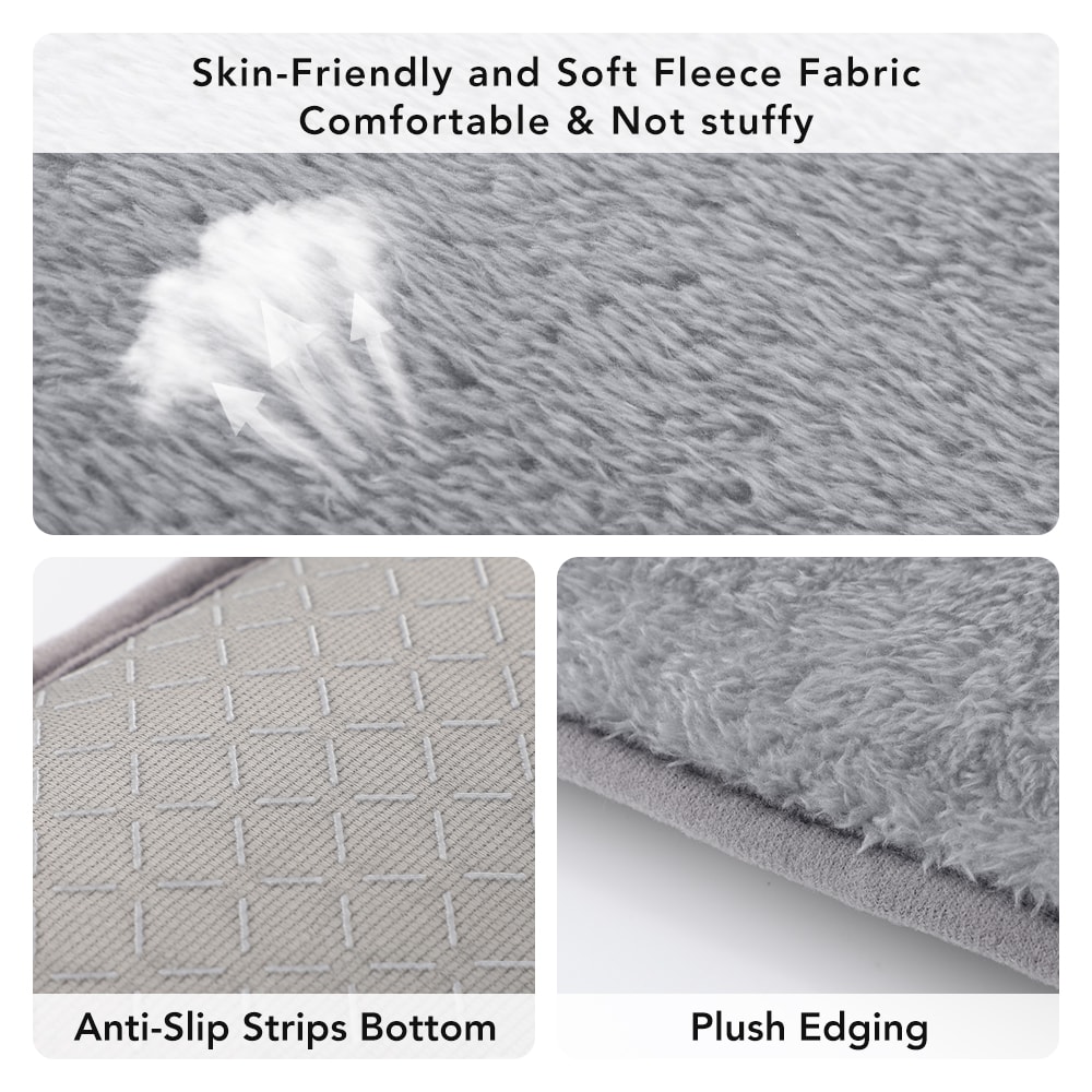 Cold Resistant Chair Heated Mat for Office Travel, USB Electric Heated Seat Cushion, 4 heat levels