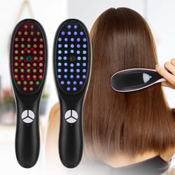 vibration head massager brush led anti hair loss, electric spray massage comb hair growth, scalp liquid medicine